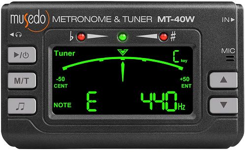Musedo MT-40W Метроном, хроматический тюнер и тон генератор в одном компактном корпусе.