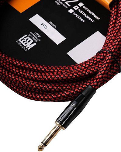 Leem FRS-3(RD/BK) Кабель инструментальный, красный/черный.