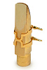 Rico HTS2G H-Ligature Лигатура с колпачком на метал. мундштуки для саксофона тенор, позолоченная.-1