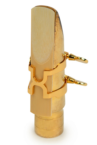 Rico HTS2G H-Ligature Лигатура с колпачком на метал. мундштуки для саксофона тенор, позолоченная.