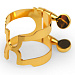 Rico HTS2G H-Ligature Лигатура с колпачком на метал. мундштуки для саксофона тенор, позолоченная.-3