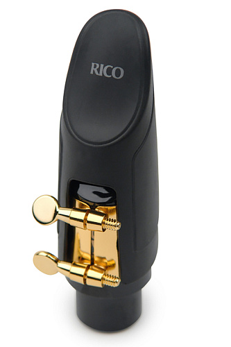 Rico HAS1G H-Ligature Лигатура с колпачком для саксофона альт, позолоченная.