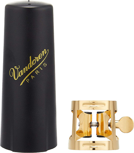 Vandoren LC57DP M/O Лигатура для саксофона-альт металлическая, позолоченная.