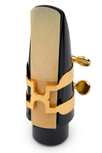 Rico HAS1G H-Ligature Лигатура с колпачком для саксофона альт, позолоченная.