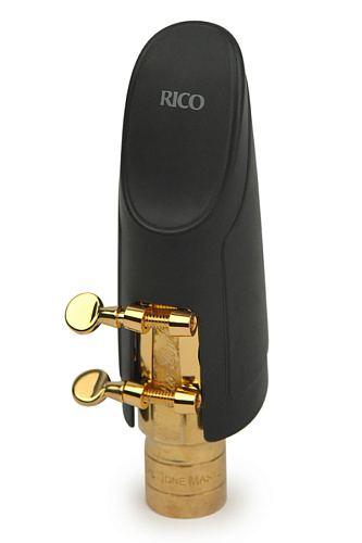 Rico HTS2G H-Ligature Лигатура с колпачком на метал. мундштуки для саксофона тенор, позолоченная.